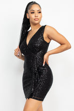 Load image into Gallery viewer, Sequin Mesh Bodycon Dress
