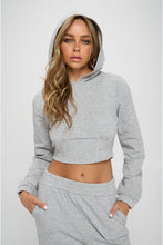 Load image into Gallery viewer, Hooded Corset Top &amp; Pants Set
