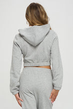 Load image into Gallery viewer, Hooded Corset Top &amp; Pants Set
