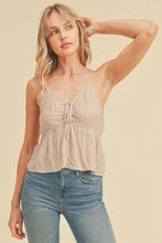Load image into Gallery viewer, Front Ruch Babydoll Tank
