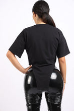 Load image into Gallery viewer, Printed high cut t shirt
