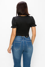 Load image into Gallery viewer, Corset Bustier V-neck Crop Top
