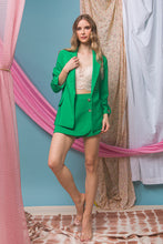 Load image into Gallery viewer, Woven Solid 3/4 Sleeve Blazer
