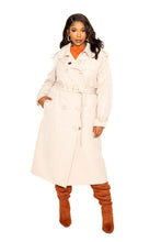 Load image into Gallery viewer, Trench Coat With Golden Button

