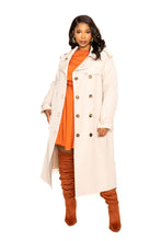 Load image into Gallery viewer, Trench Coat With Golden Button
