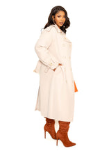 Load image into Gallery viewer, Trench Coat With Golden Button
