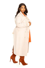 Load image into Gallery viewer, Trench Coat With Golden Button
