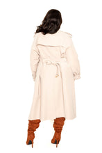Load image into Gallery viewer, Trench Coat With Golden Button
