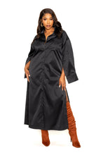 Load image into Gallery viewer, Cape Sleeve Shirt Dress
