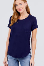 Load image into Gallery viewer, Short Raglan Slv Rayon Jersey Top
