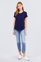 Load image into Gallery viewer, Short Raglan Slv Rayon Jersey Top
