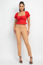 Load image into Gallery viewer, Eyelet Embroidered Smock Top
