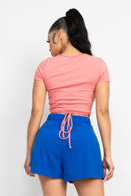Load image into Gallery viewer, Wrap Surplice Lace Trim Top
