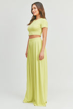 Load image into Gallery viewer, Crop Top And Palazzo Pants Set
