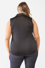 Load image into Gallery viewer, Plus Sleeveless Shirt Top
