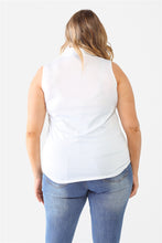 Load image into Gallery viewer, Plus Sleeveless Shirt Top
