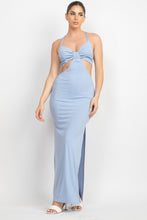 Load image into Gallery viewer, Cutouts Side Slit Maxi Dress
