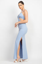 Load image into Gallery viewer, Cutouts Side Slit Maxi Dress

