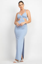 Load image into Gallery viewer, Cutouts Side Slit Maxi Dress

