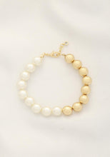 Load image into Gallery viewer, Pearl Metal Bead Bracelet
