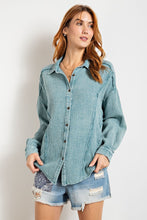 Load image into Gallery viewer, Mineral Washed Cotton Gauze Shirt
