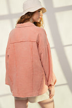 Load image into Gallery viewer, Mineral Washed Cotton Gauze Shirt

