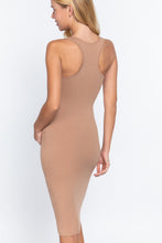 Load image into Gallery viewer, Racerback Sleeveless Midi Dress
