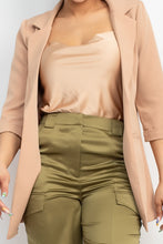 Load image into Gallery viewer, Open Front Notch Solid Jacket
