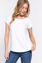 Load image into Gallery viewer, Short Dolman Slv Rib Knit Top
