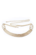 Load image into Gallery viewer, Stylish 3 Row Flat Chain Belt

