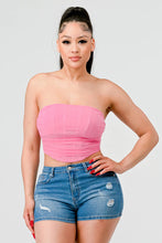 Load image into Gallery viewer, Luxe super stretch mesh layered corset bustier
