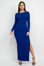 Load image into Gallery viewer, Side Slit Bodycon Maxi Dress
