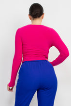 Load image into Gallery viewer, Side Ruched Square Neck Top
