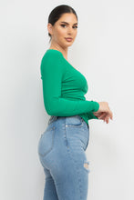 Load image into Gallery viewer, Side Ruched Square Neck Top
