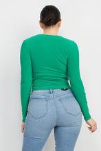 Load image into Gallery viewer, Side Ruched Square Neck Top
