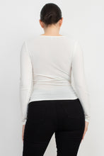 Load image into Gallery viewer, Side Ruched Square Neck Top
