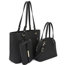 Load image into Gallery viewer, 3in1 Smooth Texture Pattern Tote Bag With Handle Bag And Clutch Set
