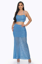 Load image into Gallery viewer, Sxy Back Sequin Maxi Dress
