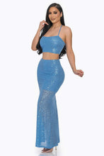 Load image into Gallery viewer, Sxy Back Sequin Maxi Dress
