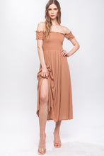 Load image into Gallery viewer, Flowy Off The Shoulder Dress

