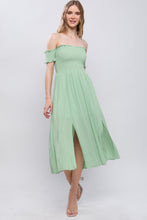 Load image into Gallery viewer, Flowy Off The Shoulder Dress
