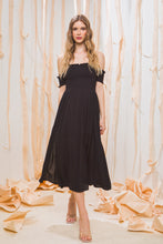 Load image into Gallery viewer, Flowy Off The Shoulder Dress
