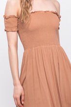 Load image into Gallery viewer, Flowy Off The Shoulder Dress
