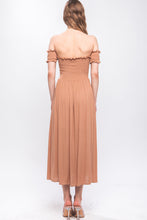 Load image into Gallery viewer, Flowy Off The Shoulder Dress
