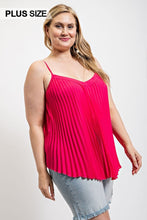 Load image into Gallery viewer, Pleated Tank Top With Adjustable Strap
