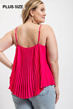 Load image into Gallery viewer, Pleated Tank Top With Adjustable Strap
