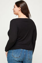 Load image into Gallery viewer, Solid Ribbed Pointelle Cardigan

