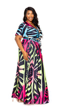 Load image into Gallery viewer, Ombre Animal Maxi Skirt &amp; Top Set
