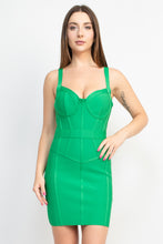 Load image into Gallery viewer, Sweetheart Wide Strap Bandage Dress

