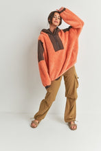 Load image into Gallery viewer, Two-toned Cozy Hooded Sweater
